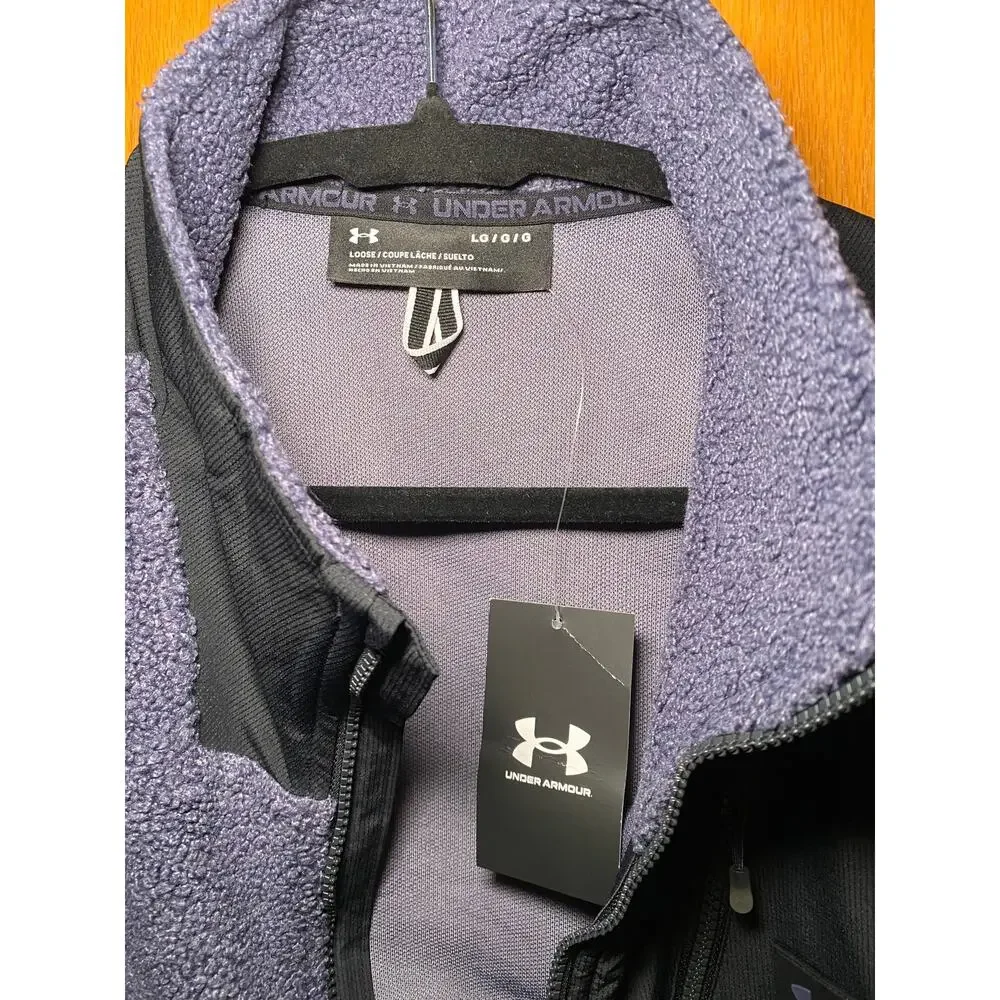 NWT Under Armour - Black and Purple Vest - Soft & Warm